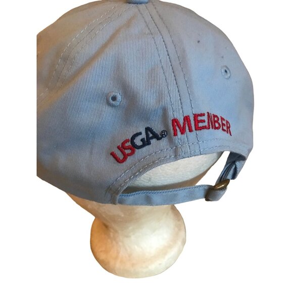 US Open Golf Pebble Beach 2019 Blue Adjustable Strapback Hat Cap USGA Member - Picture 3 of 6